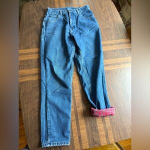 Natural Reflections Flannel Lined Jeans